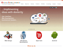 Tablet Screenshot of dexterintelligence.com